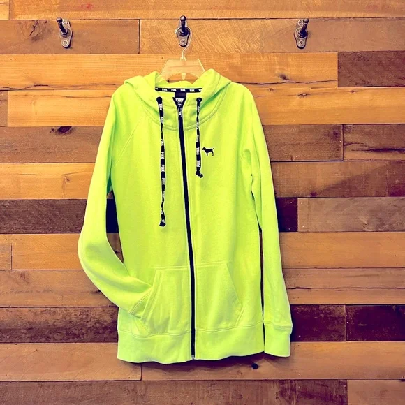 Oversized Hoodie Victoria Secret Pink Hoodie Yellow PINK